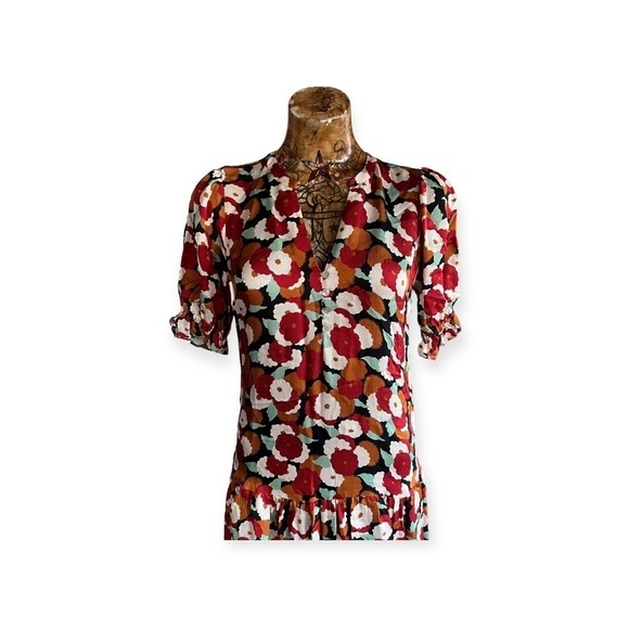 RAILS dress long orange red long maxi XS - Picture 2 of 8